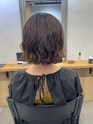 パーマ ショート🩵 なりたみゆうのヘアスタイル
