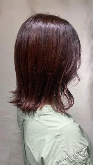 ミディアム 中尾 未来/艶カラー /カットモデルのヘアスタイル