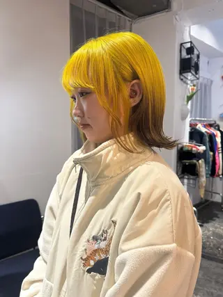 ミディアム カラー 中尾 未来のヘアスタイル