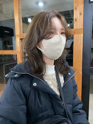 ミディアム カラー なぎ🌿.∘[ボブ, ニュアンスカラー]のヘアスタイル