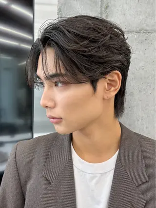 ショート パーマ メンズ fifth銀座店 窪田潤平のヘアスタイル