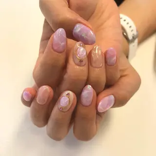 ミディアム ネイル ネイルサロン レアリッチのネイルデザイン