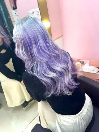 ロング カラー ハイトーン支持率 No.1🦋KOKIのヘアスタイル