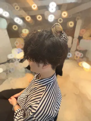 ミディアム メンズ 本多 光樹のヘアスタイル