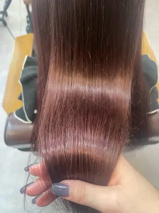 ロング 原 麻耶のヘアスタイル