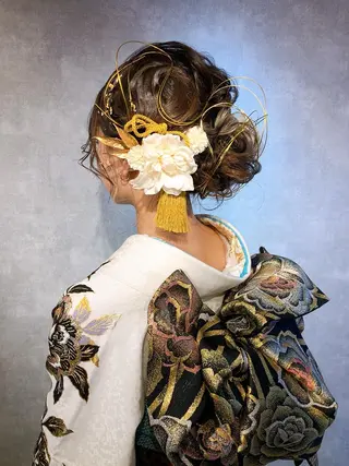 ロング ヘアアレンジ 池田 みのりのヘアスタイル