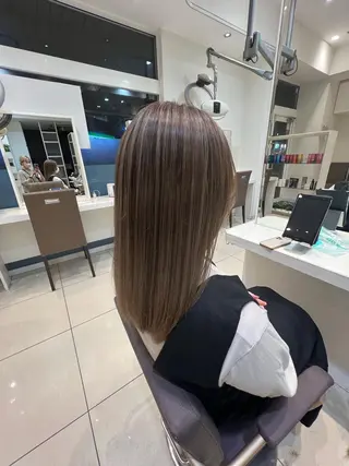 セミロング カラー はだゆうき @hadadan08のヘアスタイル