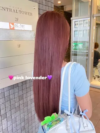 ロング 🎀透明感カラー 🐈ナズナのヘアスタイル