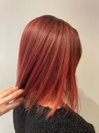 ミディアム カラー ナチュラル🧡可愛い MINAMIのヘアスタイル