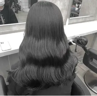 セミロング 🤍ベージュ/透明感 韓国ヘア/まりん🤍のヘアスタイル