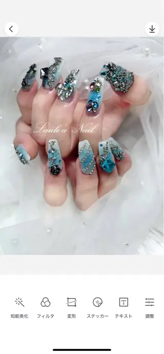 ネイル ミナ🌈 Laule'aのネイルデザイン