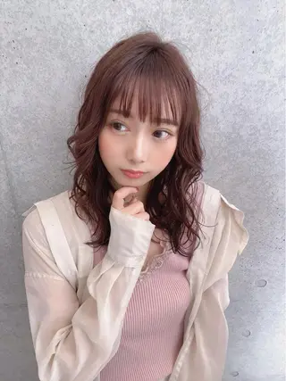 セミロング 顔周り🇰🇷韓国 レイヤー/いづみ💞のヘアスタイル