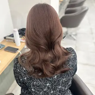 セミロング カラー ブリーチなし/レイヤ ー特化🌈Tommyのヘアスタイル