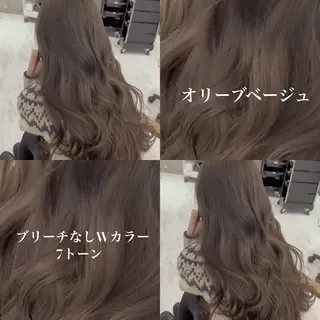 ロング メンズ 艶感ミルクティー🤍 色落ち綺麗🤍ともやのヘアスタイル