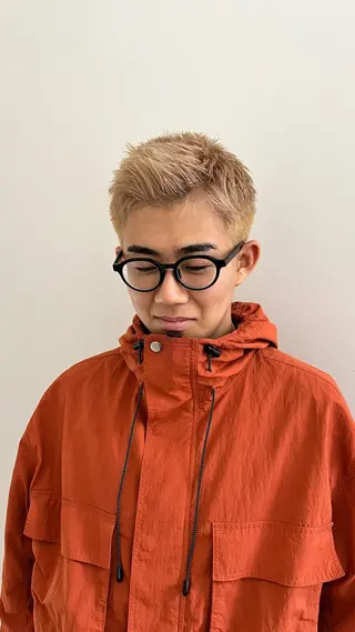 カラー メンズ メンズパーマ/ メッシュ📍ユリのヘアスタイル