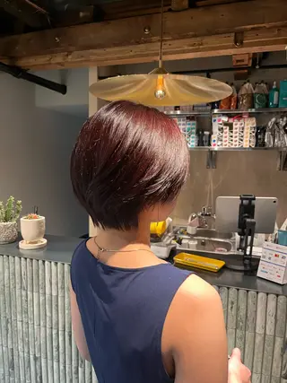 ショート yohaku所属・三浦 ふたばのヘアスタイル