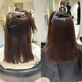 ロング 艶髪🫧‪🎀 岡由紀乃のヘアスタイル