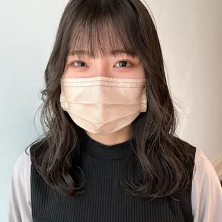 ミディアム カラー SOYON 🤍CHIZU🤍.のヘアスタイル