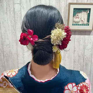 ミディアム ヘアアレンジ 古沢 みづきのヘアスタイル