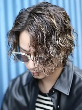 ミディアム カラー fifth 天神大名所属・天神大名メンズパーマ 【fifth】のヘアスタイル