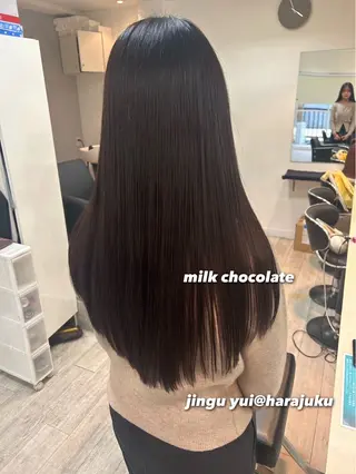 ロング カラー パーマ ヘアアレンジ メンズ ワット 原宿のヘアスタイル