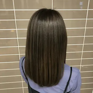 セミロング カラー 辻堂メンズ特化 YU-YAのヘアスタイル