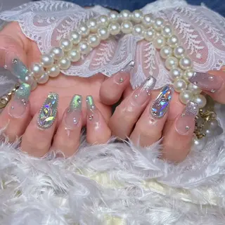 セミロング DIAMOND Nail☁️のネイルデザイン