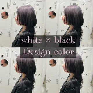 ミディアム カラー ピンクカラー🎀/ ミルクティー🍼花音のヘアスタイル