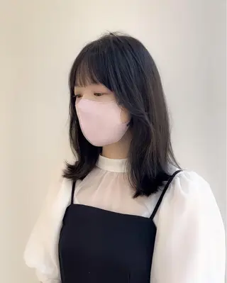 ミディアム カラー ミタニ/髪質改善 /レイヤーカットのヘアスタイル