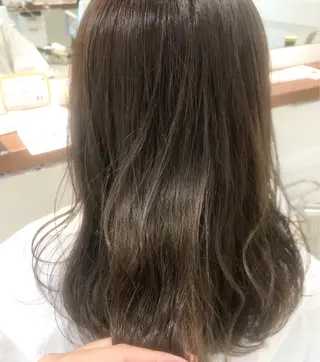 ロング カラー sano sayakaのヘアスタイル