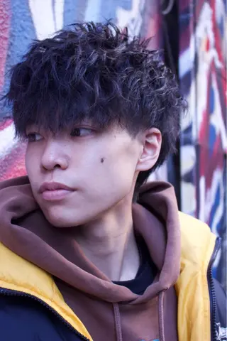 ミディアム パーマ メンズ メンズ特化美容師 井上大輔のヘアスタイル