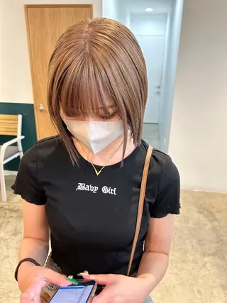 ミディアム カラー カラーリスト菅野 竜矢🌈のヘアスタイル