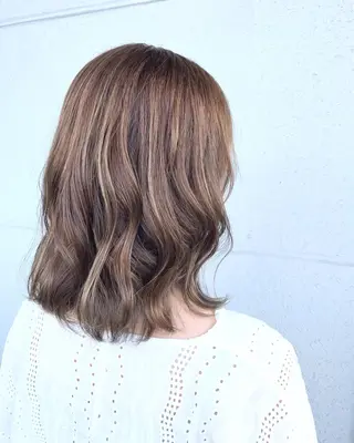 セミロング カラー SOL _Nakamuraのヘアスタイル
