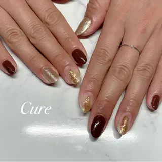 ミディアム Nail&まつげエクステsalon cure-キュア-所属・今野 薫のネイルデザイン