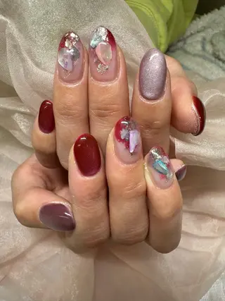 ネイル AOAQUA SHIORIのネイルデザイン