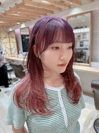 ロング 新宿 木下拓哉のヘアスタイル