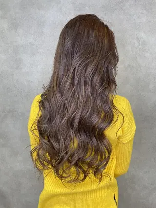 ロング カラー RIENS♡xrea 山本優舞のヘアスタイル