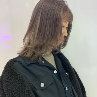 ミディアム カラー share salon JAM 吉祥寺所属・レイヤー/ブリーチ HIKARU ♡のヘアスタイル