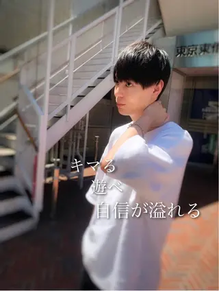 メンズ 《褒められる》 透明感カラー/小嶋のヘアスタイル