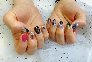 ネイル 🦋ネイルサロン ブラン🌈ゆりのネイルデザイン