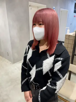 ミディアム カラー 🦋レイヤーカット ミドリカワ🦋のヘアスタイル