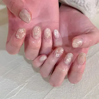 ネイル 𝕄𝕚𝕪𝕦🤍 自由が丘⌇パラジェルのネイルデザイン