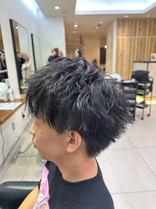メンズ 韓国ヘア 久後清斗/クゴサヤトのヘアスタイル