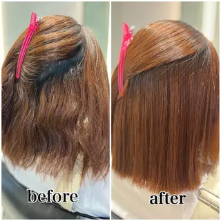 ミディアム 海老名髪質改善💐 くによしれいみのヘアスタイル