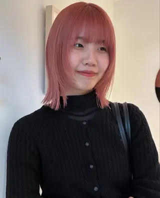 ミディアム カラー chiharu ボブ/レイヤーのヘアスタイル