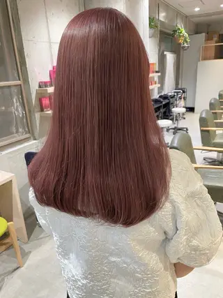 カラー オタク美容師🛍/ 酸性ストレート/艶髪のヘアスタイル