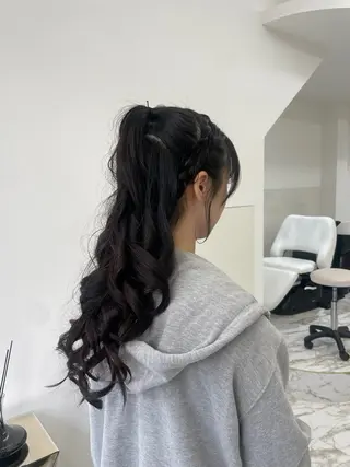 セミロング ヘアアレンジ Hiroka / NANAのヘアスタイル
