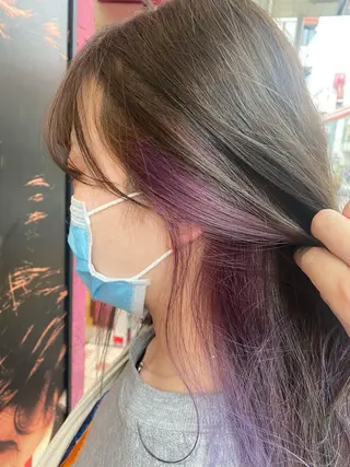 ロング diar／Saori 透明感カラー🤍のヘアスタイル