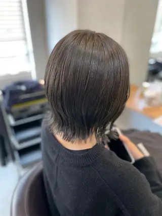 ミディアム カラー ヘアアレンジ トレンド透明感カラー ☘️大貫 昂涼🐹のヘアスタイル