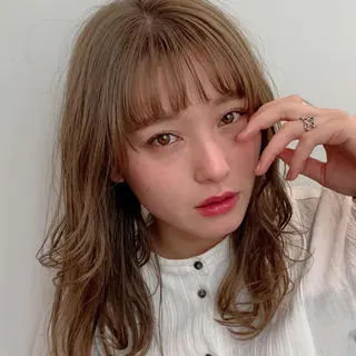 セミロング カラー DUMBO所属・【完全マンツー 恵比寿】佐藤 翔のヘアスタイル